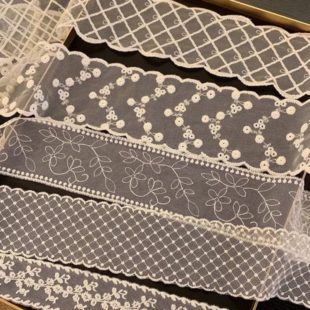 Embroidery Ribbon - Seidenwickel für Damen, leichter Seidenschal, Haarband,
