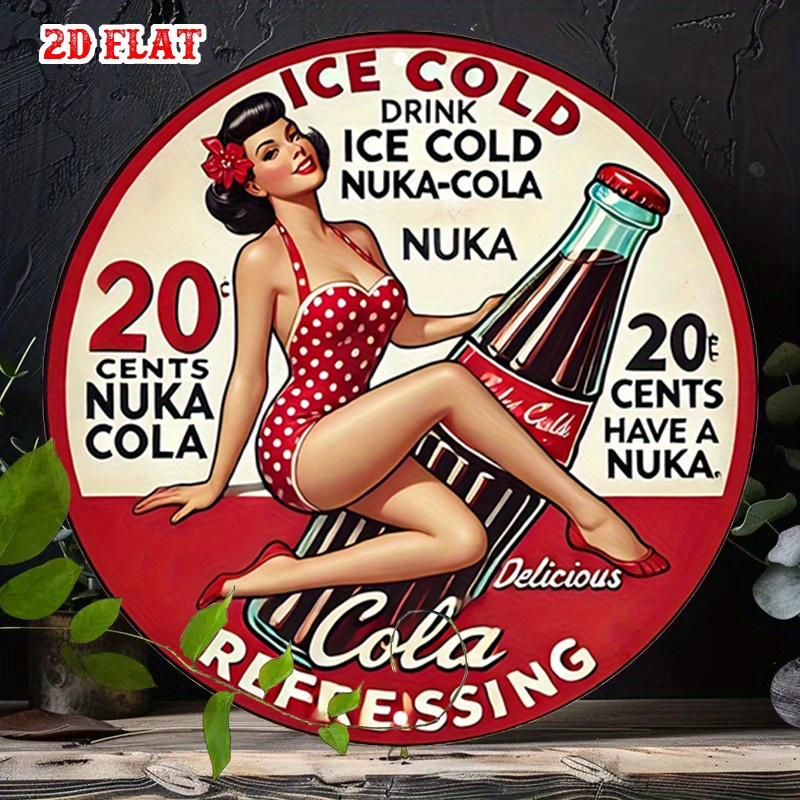 Embroidery Water - 2D flach, 1 Stück Retro Pin-Up