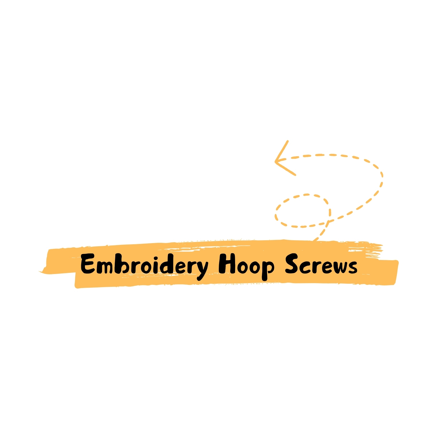 Embroidery Hoop Plastic - Metallschrauben für Kunststoff-Stickrahmen