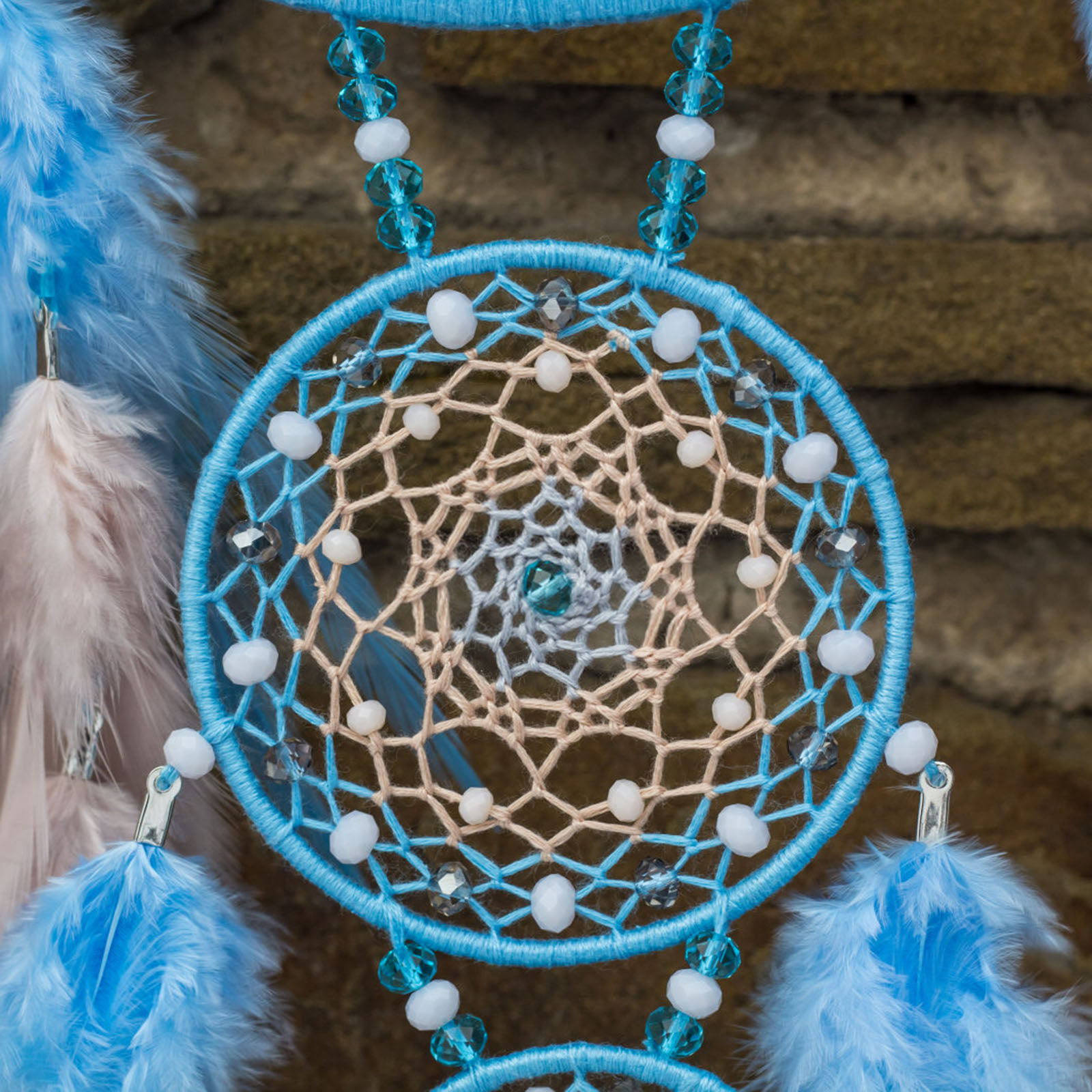 Embroidery Hoop Plastic - 12 Stück 15 cm Bambus-Traumfänger-Ringe, glatte