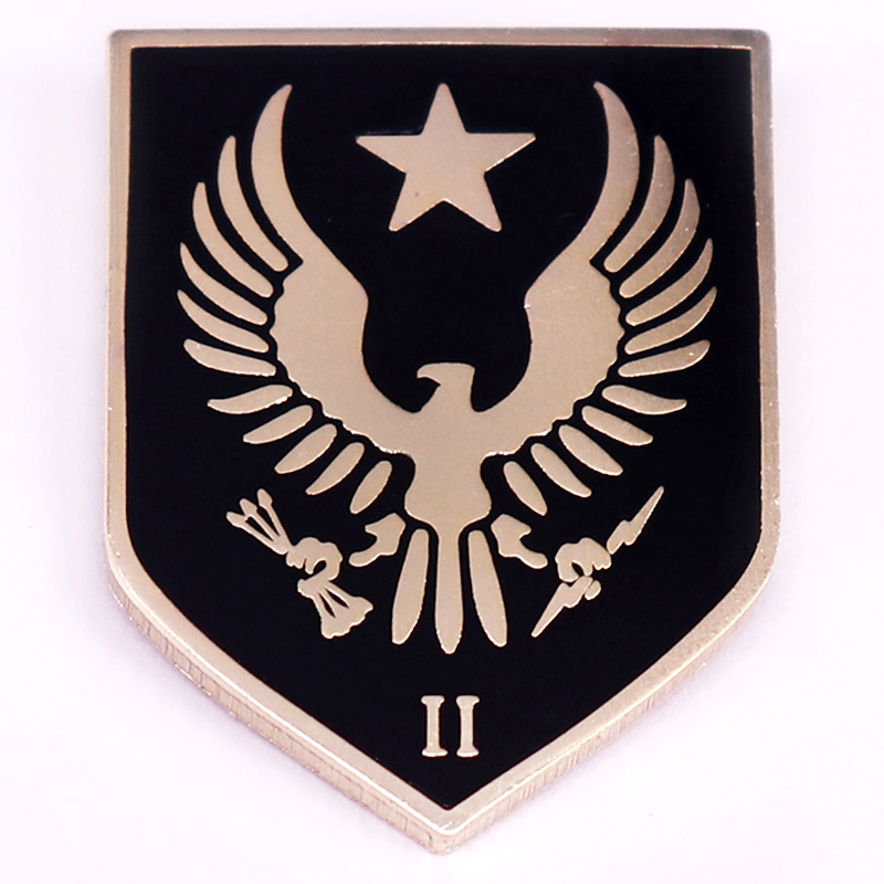 Embroidery Alpha - Spartan-II Programm Logo Emaille Pin Halo
