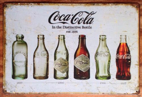 Embroidery Water - Coke SIGN METAL WALL PLAQUE Flaschen