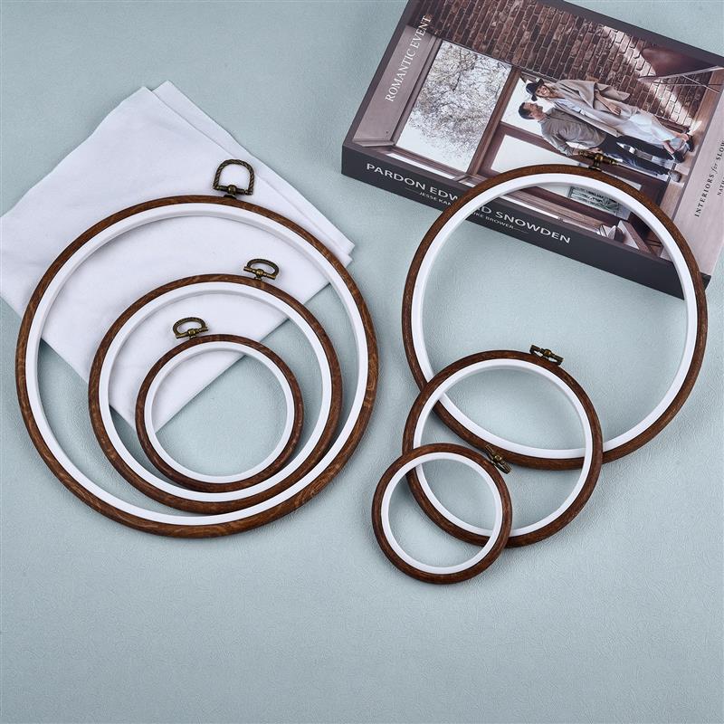 Runde Oval Holz Farbe Stickere – Embroidery Hoop Plastic Bewertung und Preis