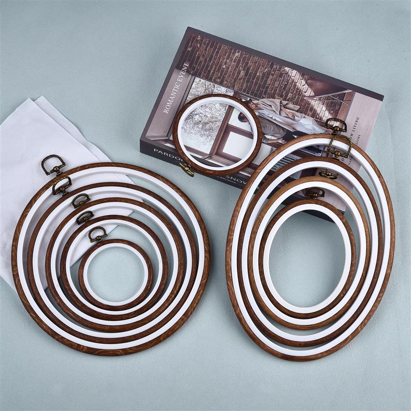 Runde Oval Holz Farbe Stickere – Embroidery Hoop Plastic Bewertung und Preis