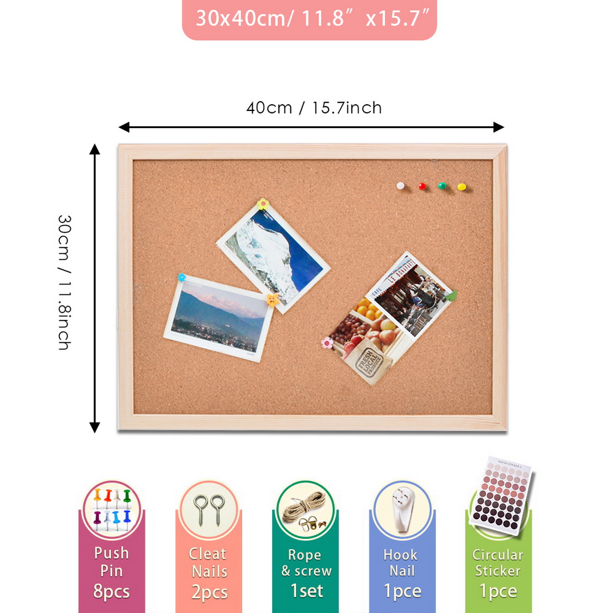 Vintage-Nachrichtentafel mit R – Frame Display Wood Bewertung und Preis