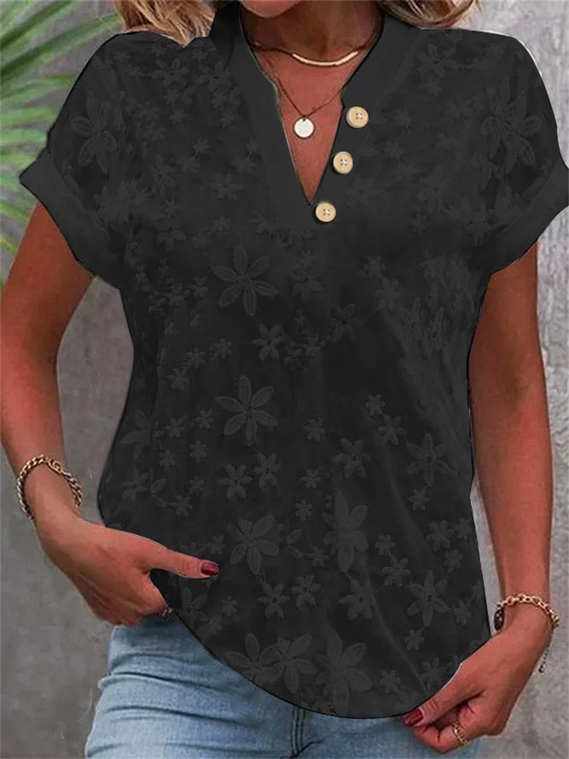 Sommer Frauen Weiße Blumen Sti – Embroidery Uniforms Bewertung und Preis