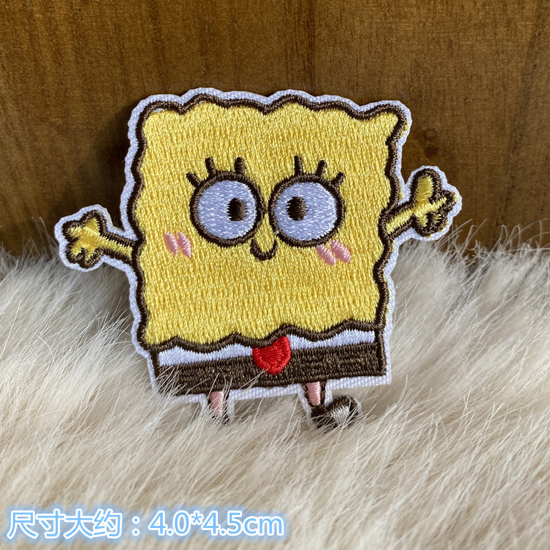 SpongeBob Schwammkopf, selbstk – Embroidery Patches Bewertung und Preis