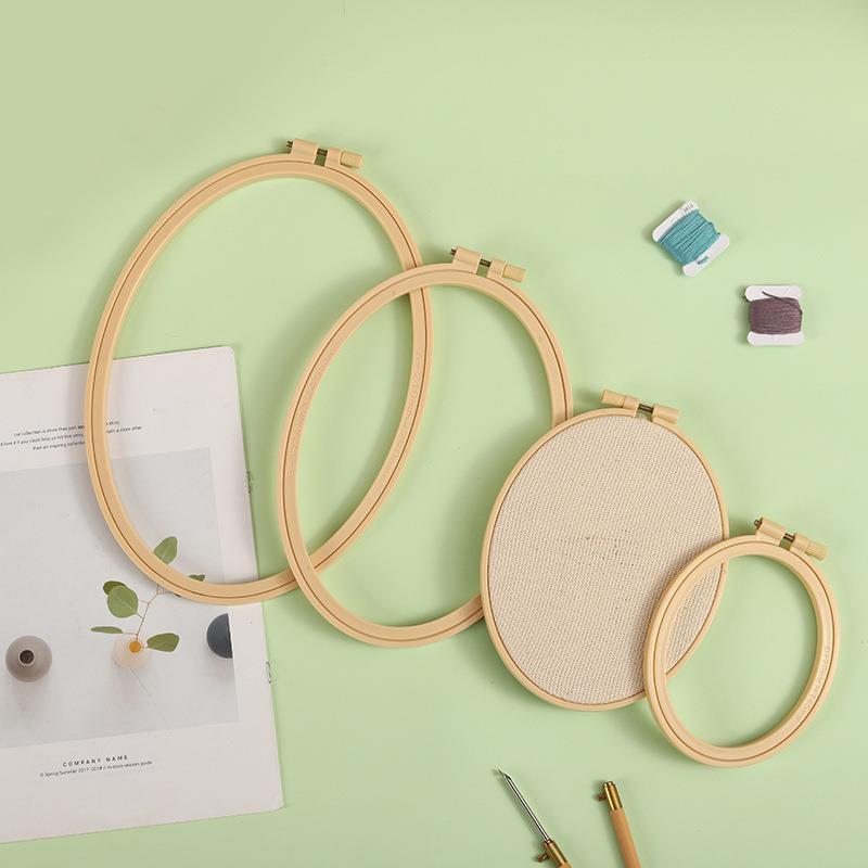 Nachahmung Bambus Kunststoff o – Embroidery Hoop Plastic Bewertung und Preis