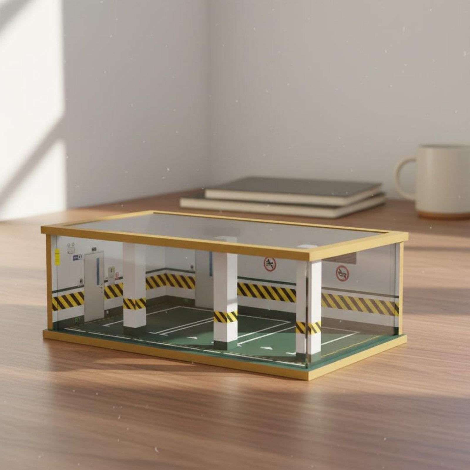 1:24 Maßstab Parkgaragen-Vitri – Frame Display Wood Bewertung und Preis
