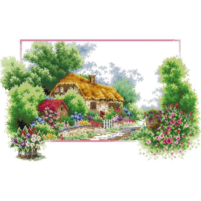 Vier Jahreszeiten Landschaft S – Embroidery Vs Cross Stitch Bewertung und Preis