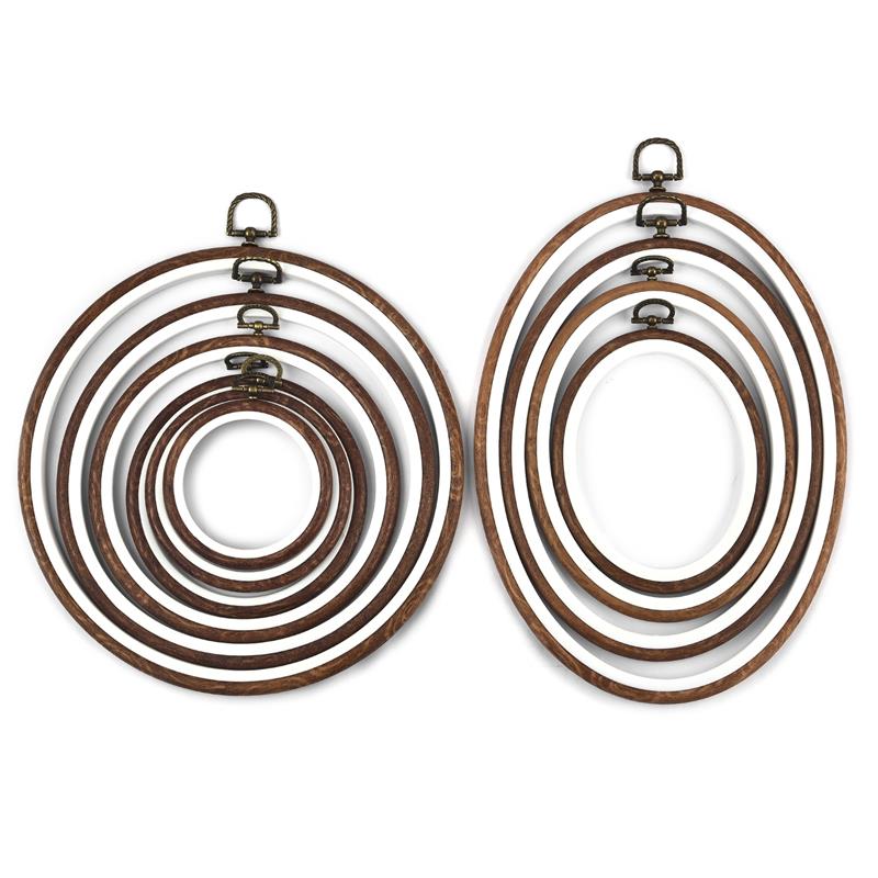 Nähwerkzeug Runde Ovale Holz-S – Embroidery Hoop Plastic Bewertung und Preis