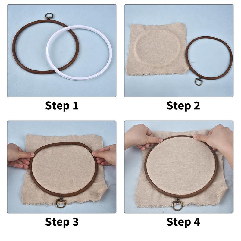 Nähwerkzeug Runde Ovale Holz-S – Embroidery Hoop Plastic Bewertung und Preis