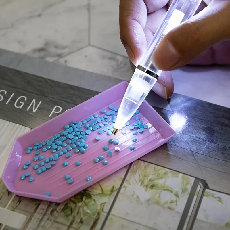 LED-Licht Diamantmalerei-Stift – Embroidery Handicraft Bewertung und Preis