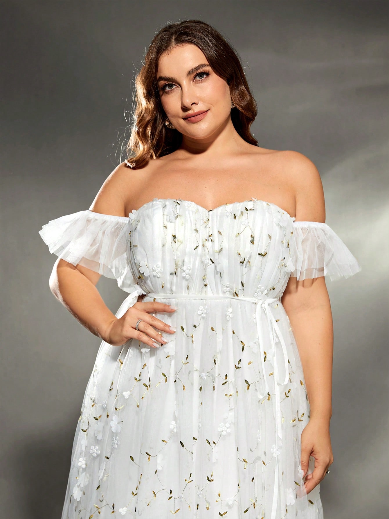 Mgiacy Plus Size Line Kragen d – Embroidery Web Bewertung und Preis