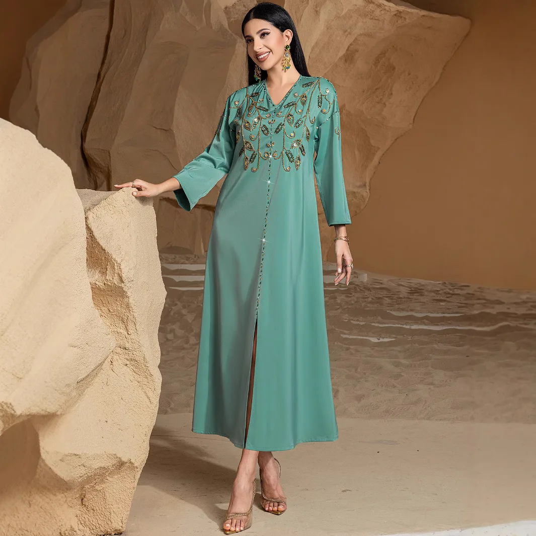 Dubai Abayas für Damen Partykl – Embroidery Arabic Bewertung und Preis