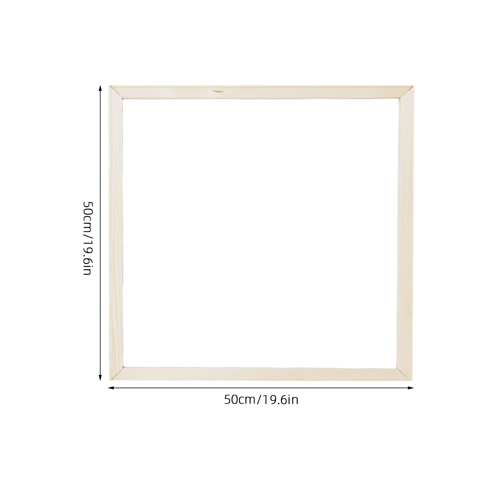 Holz-Leinwandkeilrahmen 50x50c – Frame Display Wood Bewertung und Preis