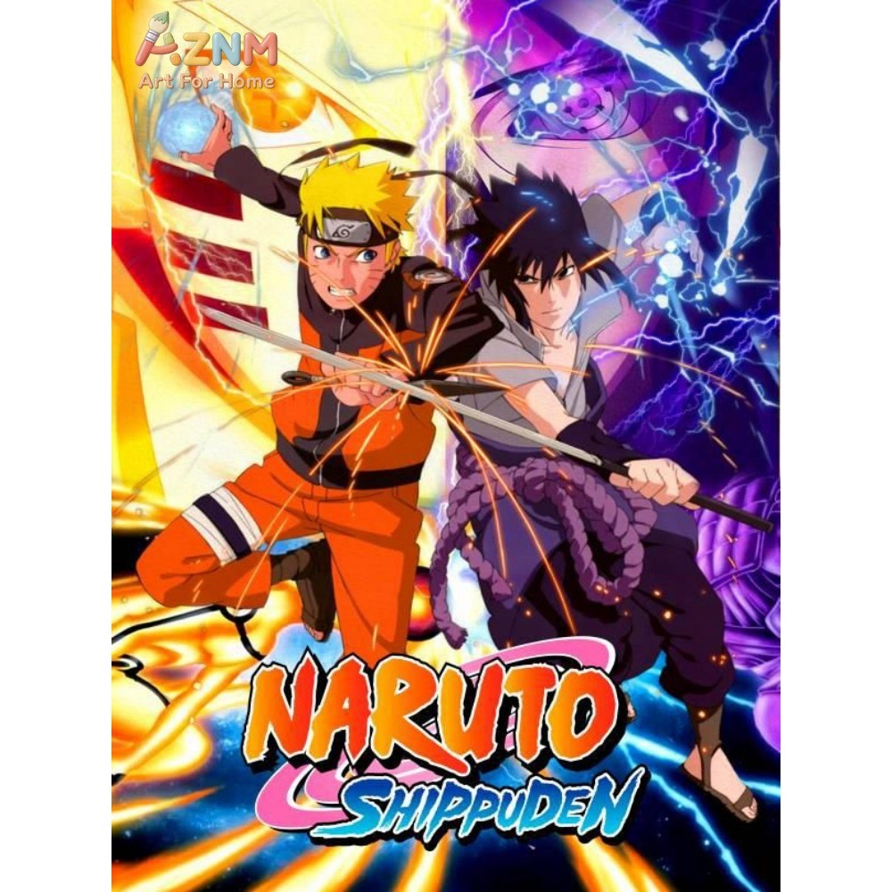 Rahmenloses 1-teiliges Naruto  – Embroidery Handicraft Bewertung und Preis