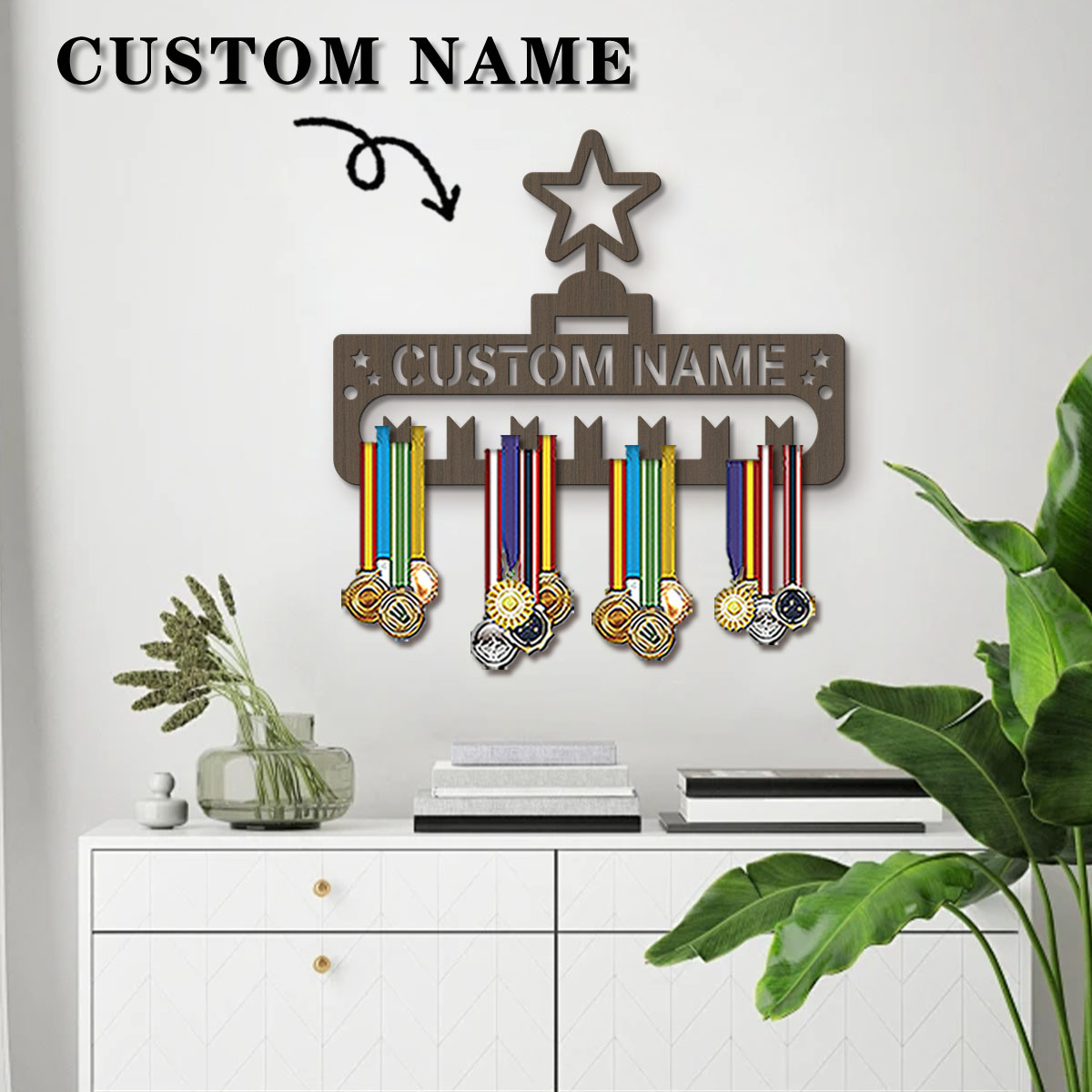 1 Stück Maßgefertigter Moderne – Frame Display Wood Bewertung und Preis