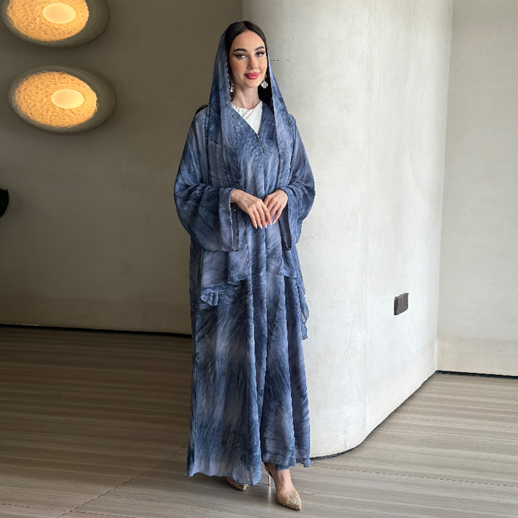 Schal Damenkleid Abaya Cardiga – Embroidery Arabic Bewertung und Preis