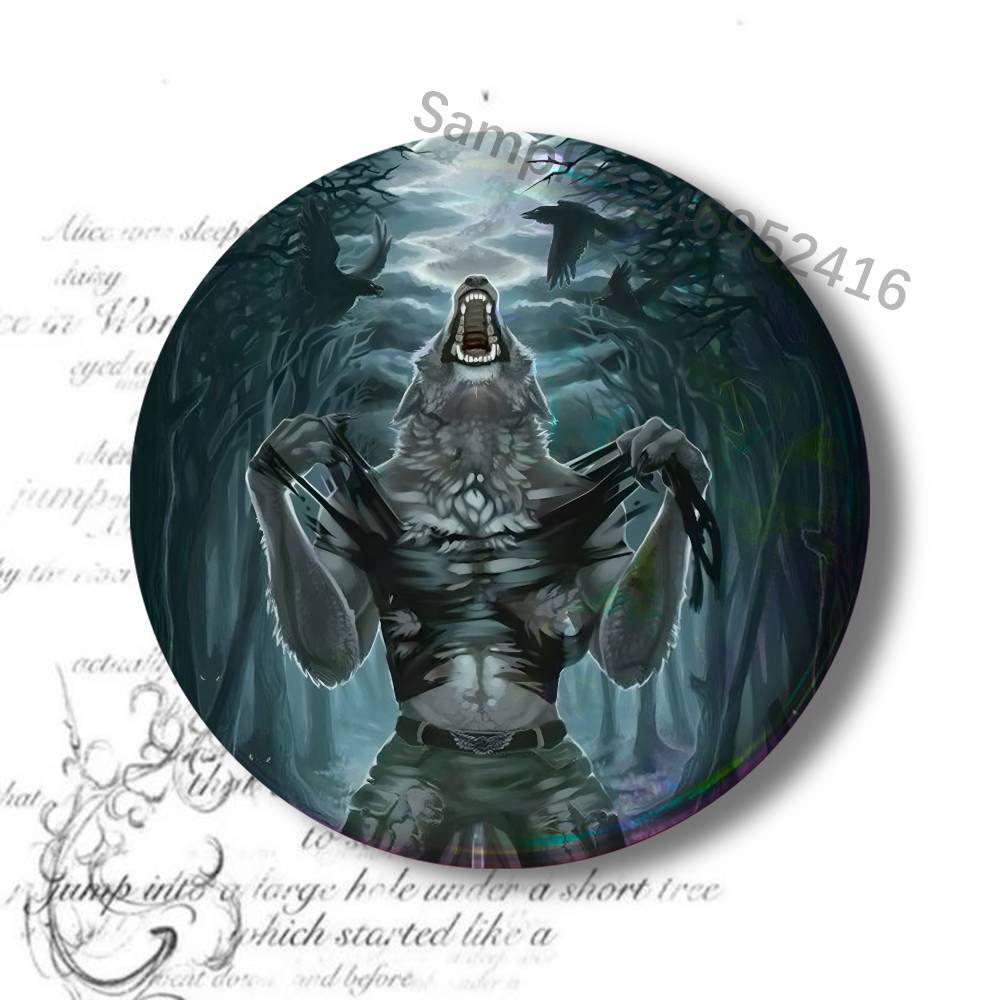 S-Sigma Wolf Alpha Button Pin  – Embroidery Alpha Bewertung und Preis