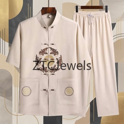 Traditioneller chinesischer Ku – Embroidery Tshirt Bewertung und Preis