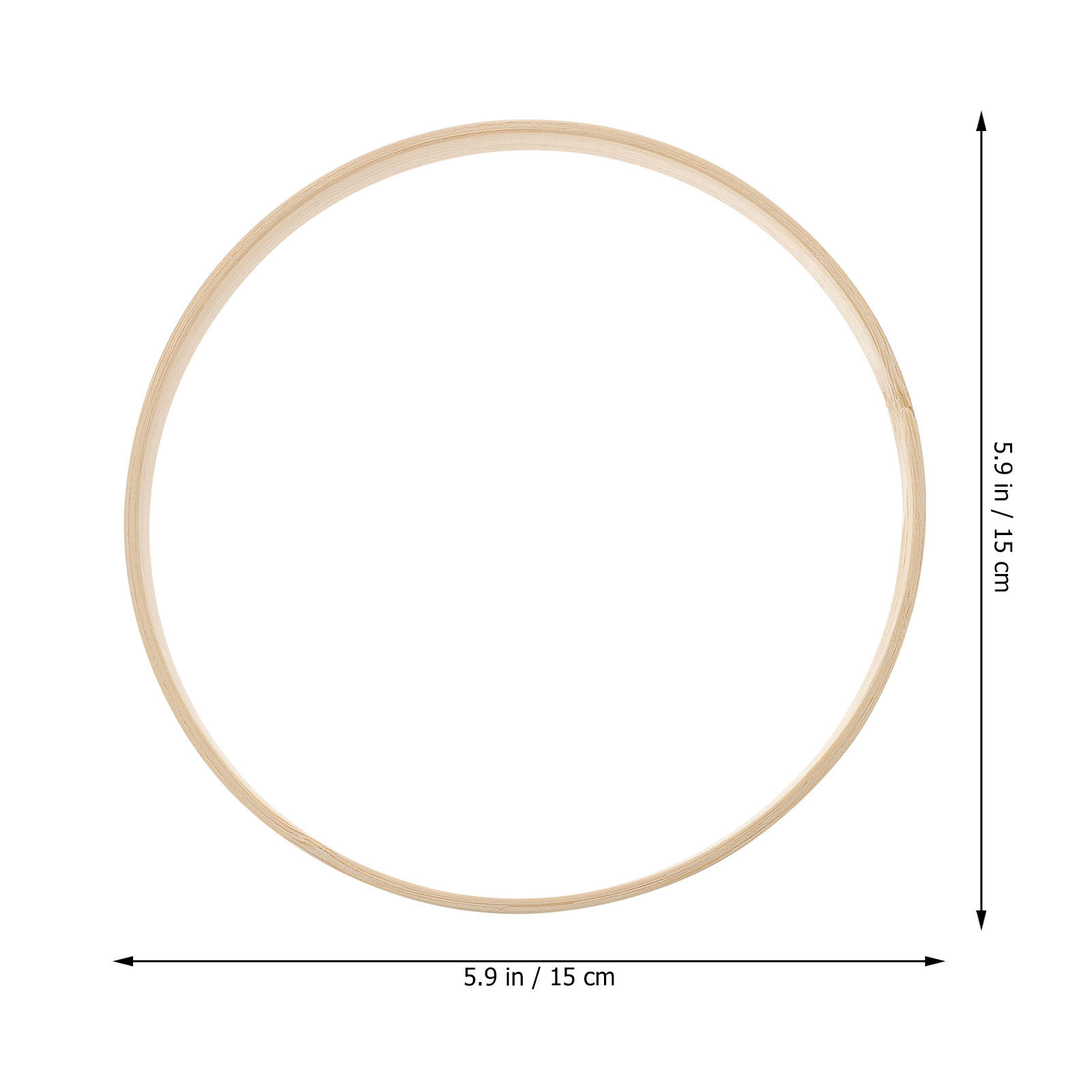 12 Stück 15 cm Bambus-Traumfän – Embroidery Hoop Plastic Bewertung und Preis