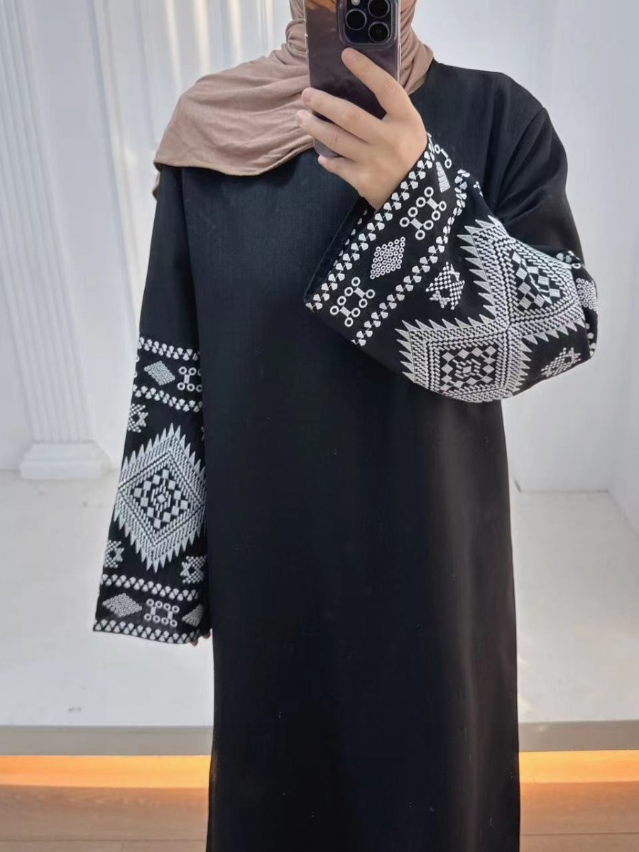 Eid Muslim Abaya für Frauen Pa – Embroidery Arabic Bewertung und Preis