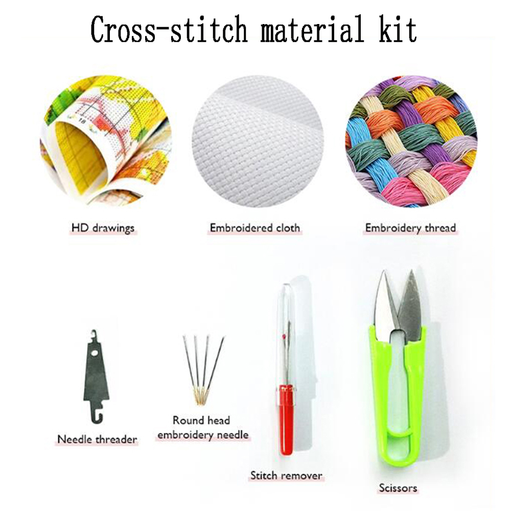 Kreuz stich Stickerei Waldhaus – Embroidery Vs Cross Stitch Bewertung und Preis
