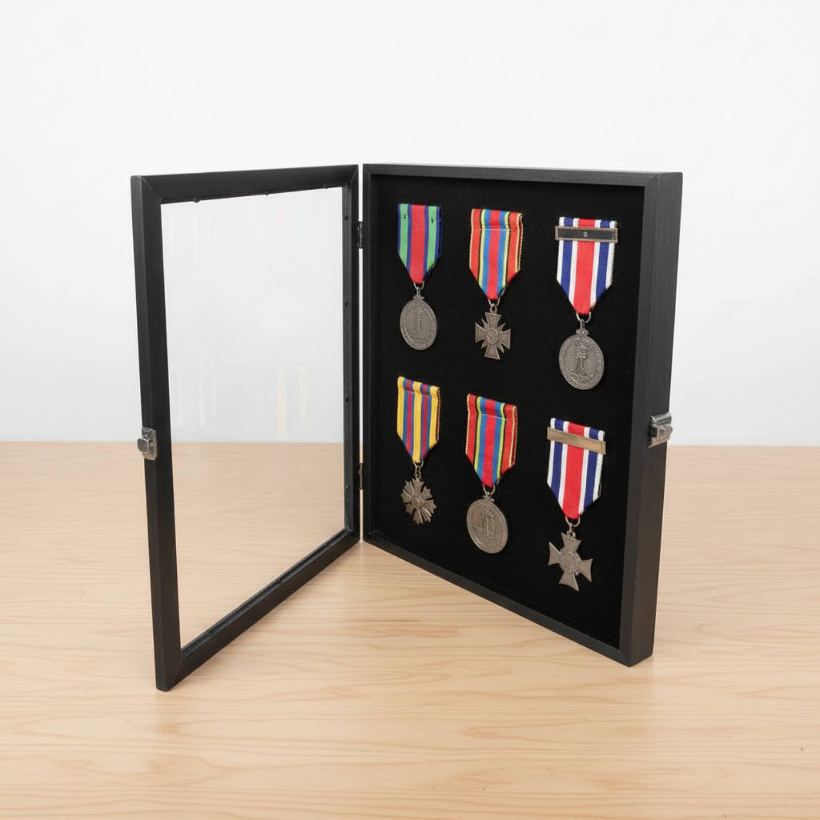 Abzeichen-Präsentationsrahmen  – Frame Display Wood Bewertung und Preis