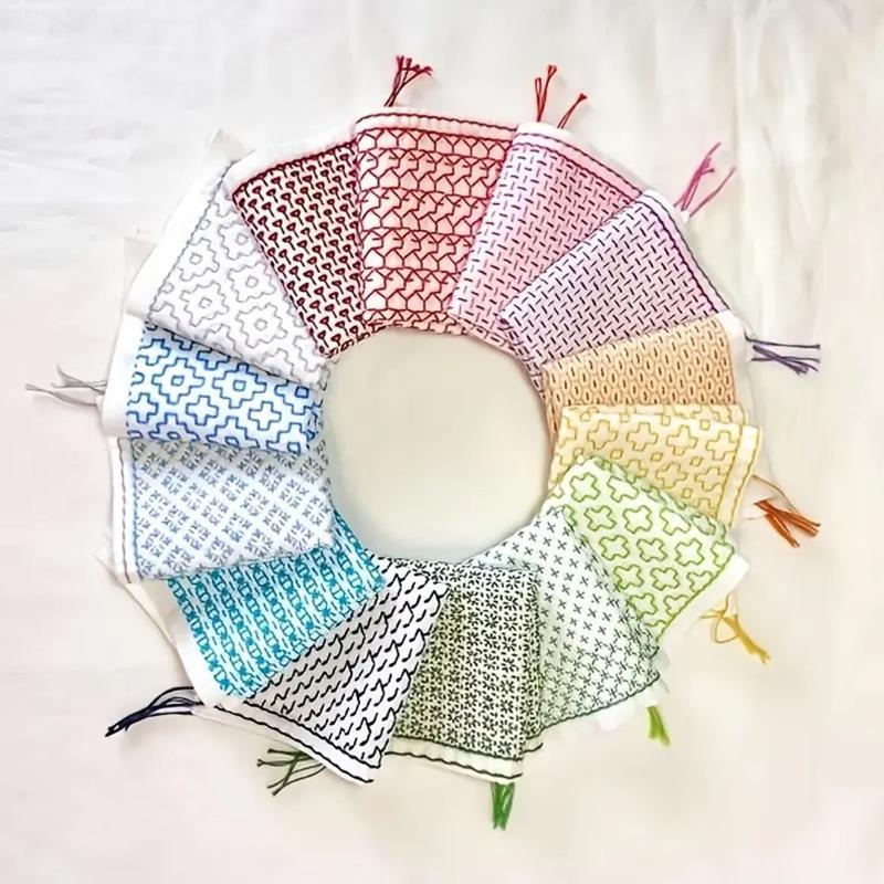 9/32 Stücke Faden Und Nadeln D – Embroidery Handicraft Bewertung und Preis